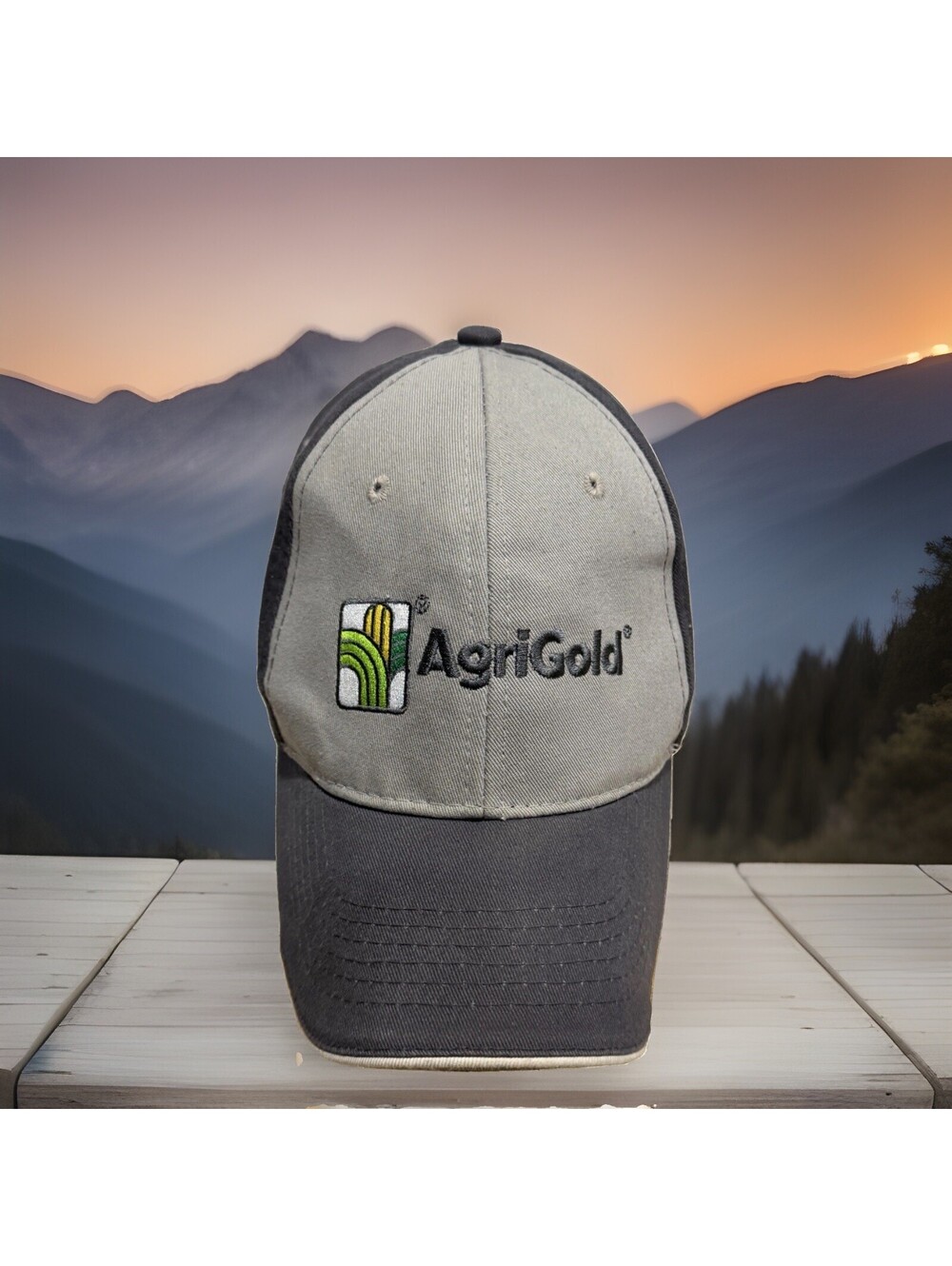 Agrigold Agricultural Seed Corn Hybrid Soybean Farm Crops AG Plowin Baseball Cap